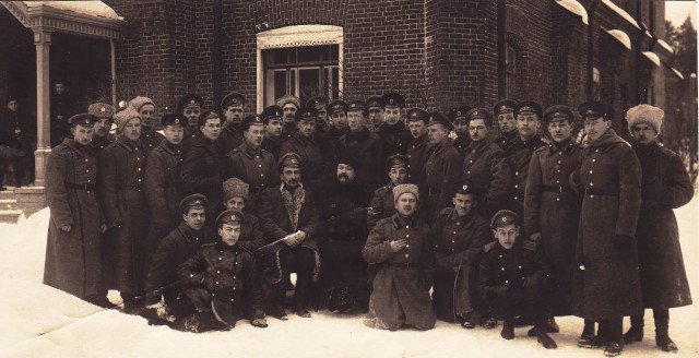 Группа кадетов Русского авиационного корпуса, 1917
