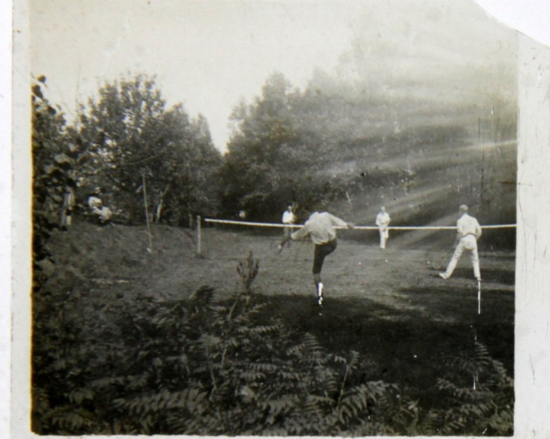 The tennis court